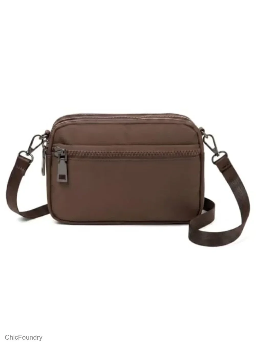 Small Crossbody Bag for Women, Lightweight Nylon Multi-Pocket Travel Purse with